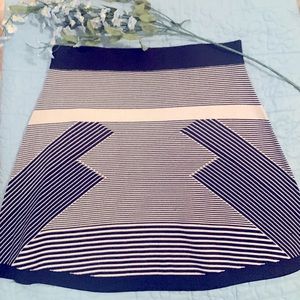 🌺 2 for $23 🌺 Olive & Oak Knit Mini Skirt-Black & White Geometrical Design